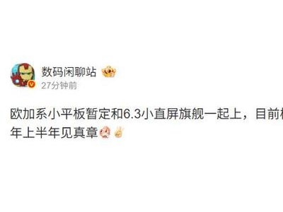 线上配资 消息称欧加系小平板样机测试第二代骁龙 8 至尊版
